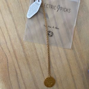 Electric Picks X Champagne & Chanel Mary Coin Necklace